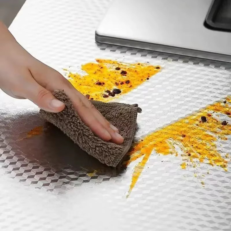 Autocollant de cuisine anti-graisse pour cuisinière