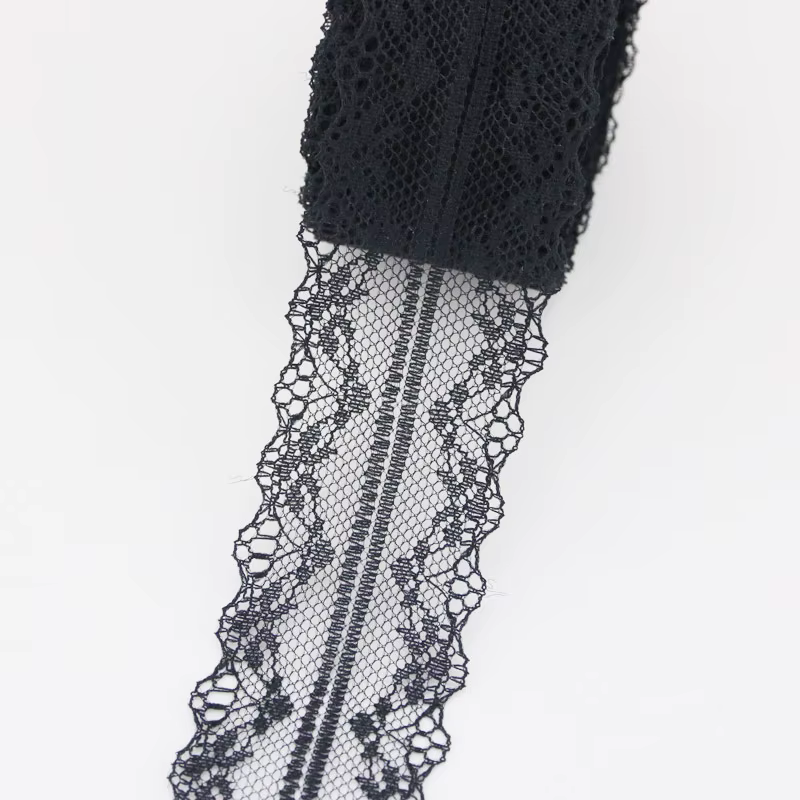 (10 Yards/Rouleau) Ruban en dentelle noire
