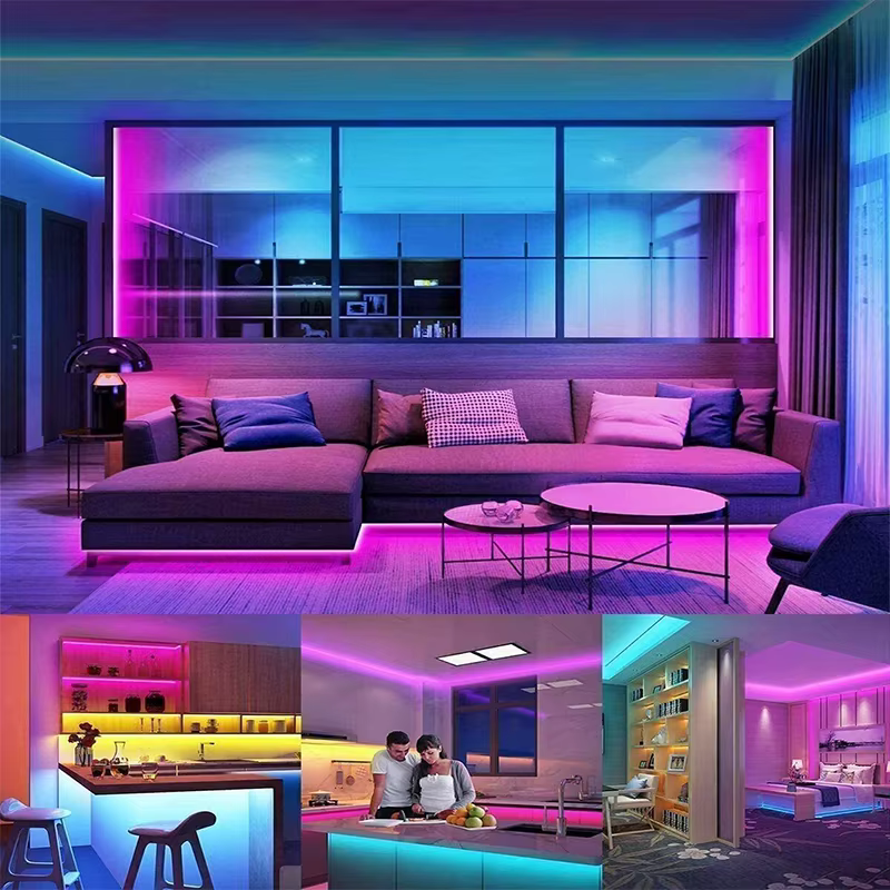 IP68 IP20 SPI RGBIC LED bande lumineuse WS2811 adressable 720 LED ruban couleur de rêve DC12V 24 V Flexible Pixel LED bande