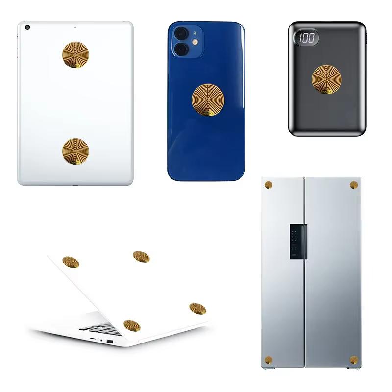Protection EMF autocollants anti-rayonnement boucliers de téléphone portable pour téléphones intelligents ordinateurs portables ordinateur iPad et tous les appareils électroniques