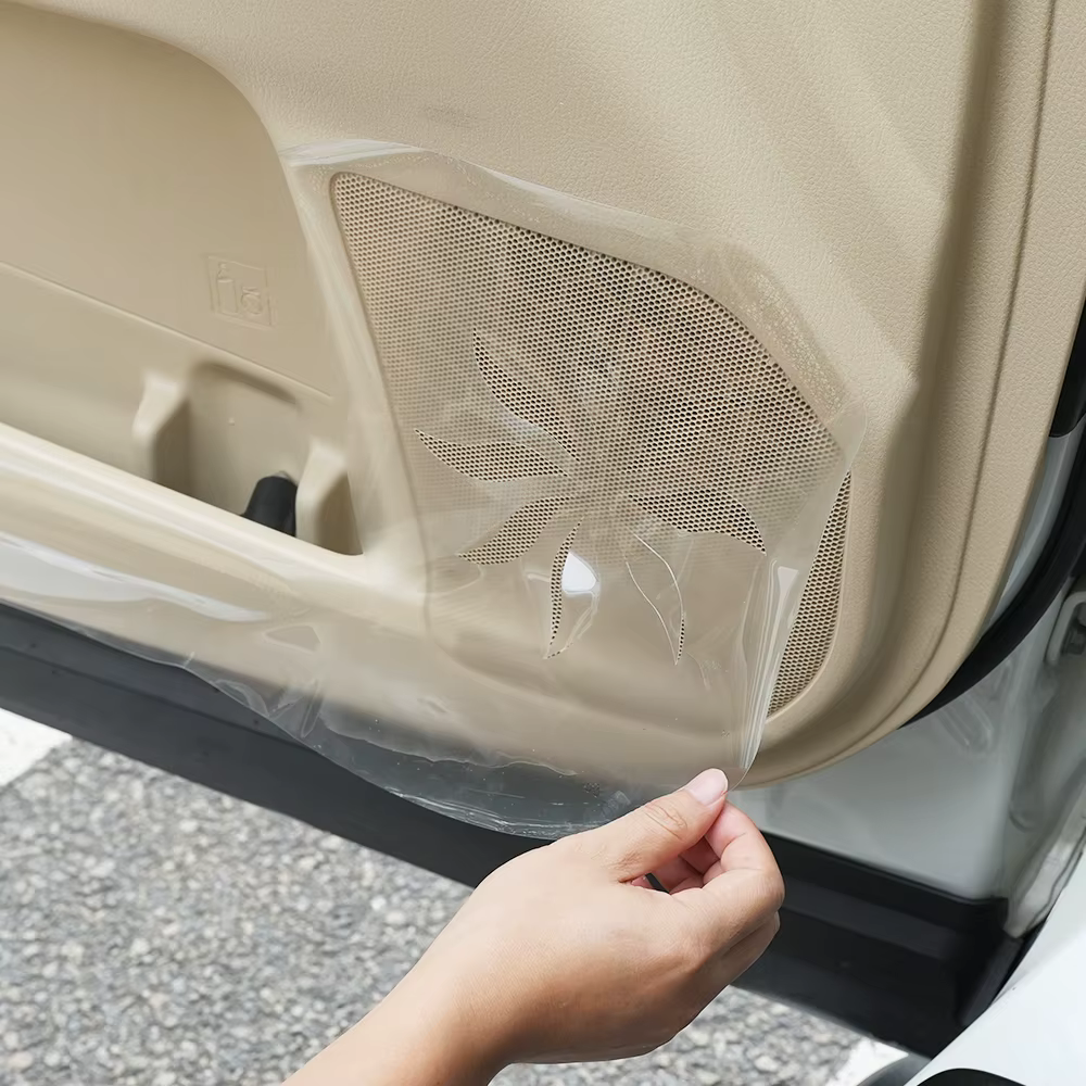 Film anti-coup de pied transparent en TPU pour Nissan Tiida C12 2011-2019, protection anti-rayures pour les bords des portes avant et arrière