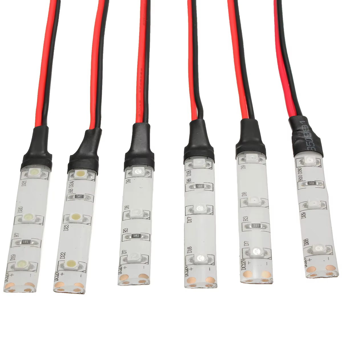 3 LED 3528 SMD IP65 12V LED étanche bande lumineuse lampe Flexible pour Auto moto style universel voiture décoration colorée