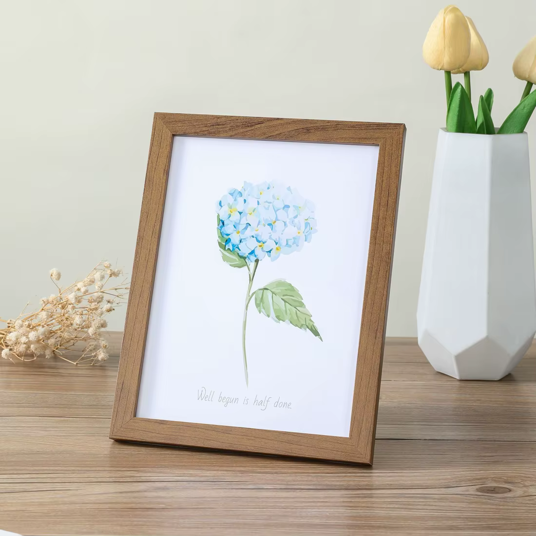 Cadre Photo en bois pour tenture murale 10X15 15X20 20X25cm A4