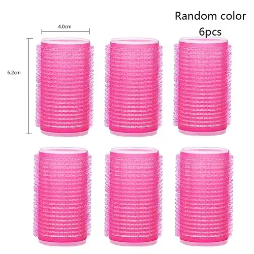 Bigoudis à cheveux auto-agrip crochet bigoudis rouleau sans chaleur Salon Dressing bigoudis taille Jumbo outils de coiffure collants