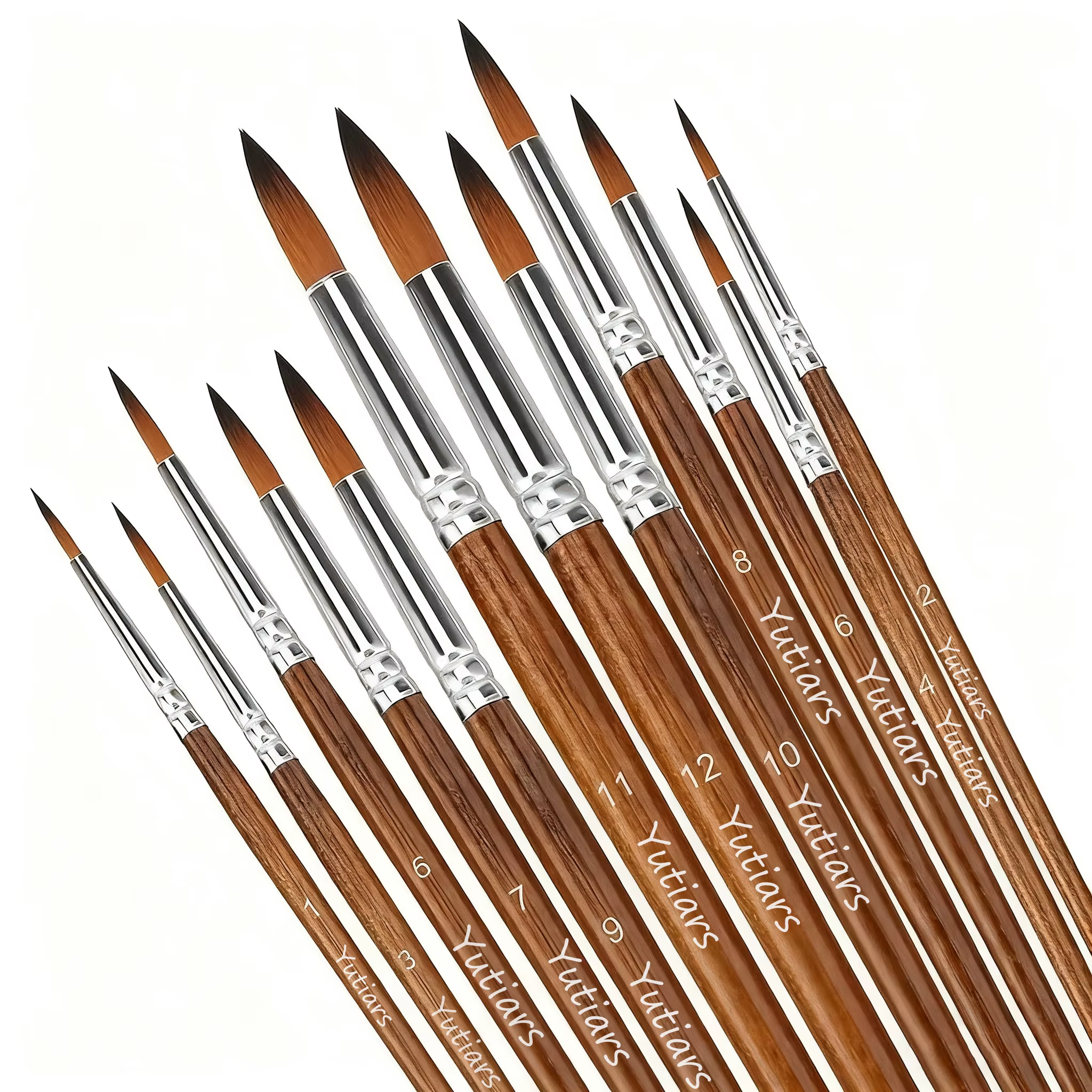 Ensemble de pinceaux de peinture d'artiste