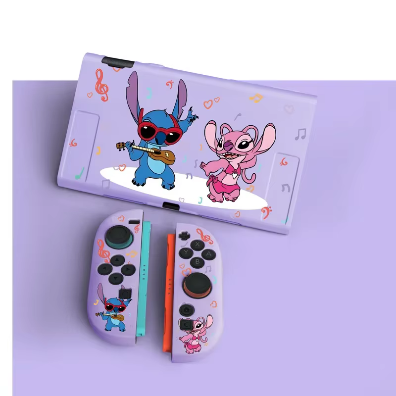 Étui de protection pour Switch 2 (2025), Housse de protection en TPU souple Stitch mignon, anti-rayures, absorption des chocs pour Nintendo Switch 2