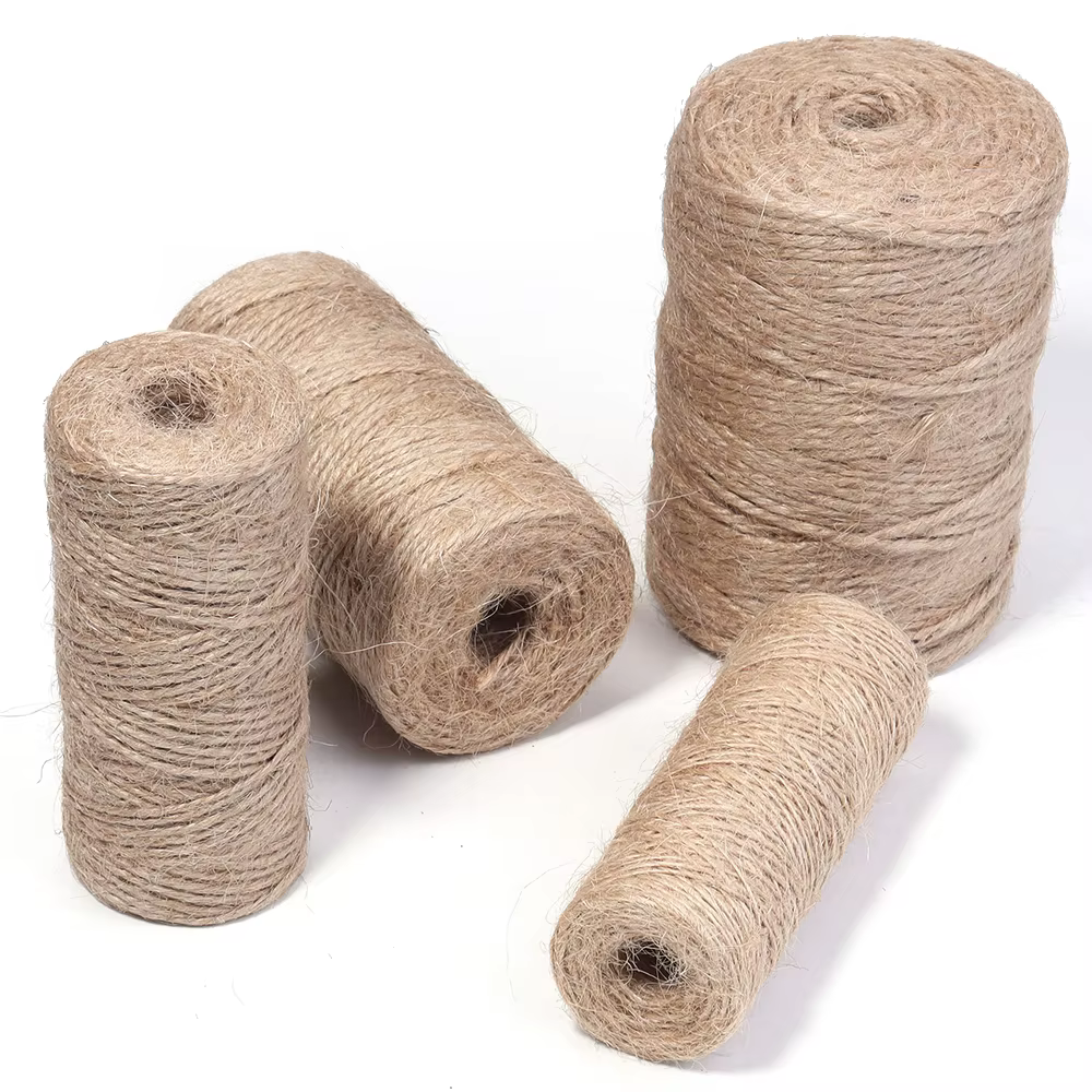 100 mètres corde de Jute naturelle chaîne ruban artisanat bricolage Vintage cordon
