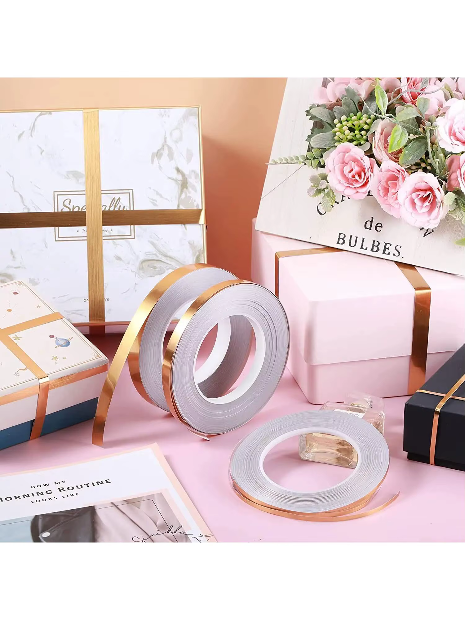 Ruban Washi doré, Film Mylar en Polyester métallisé