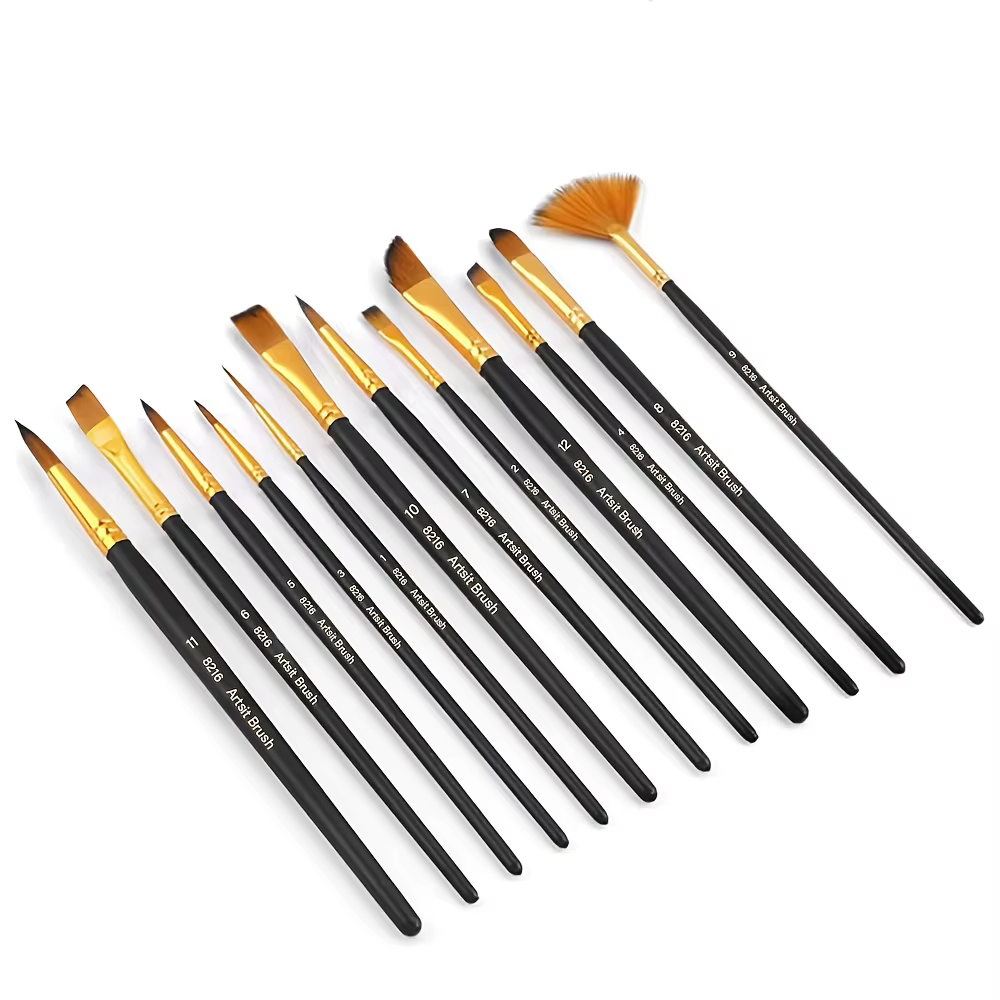 Ensemble de pinceaux de peinture professionnels pour artistes