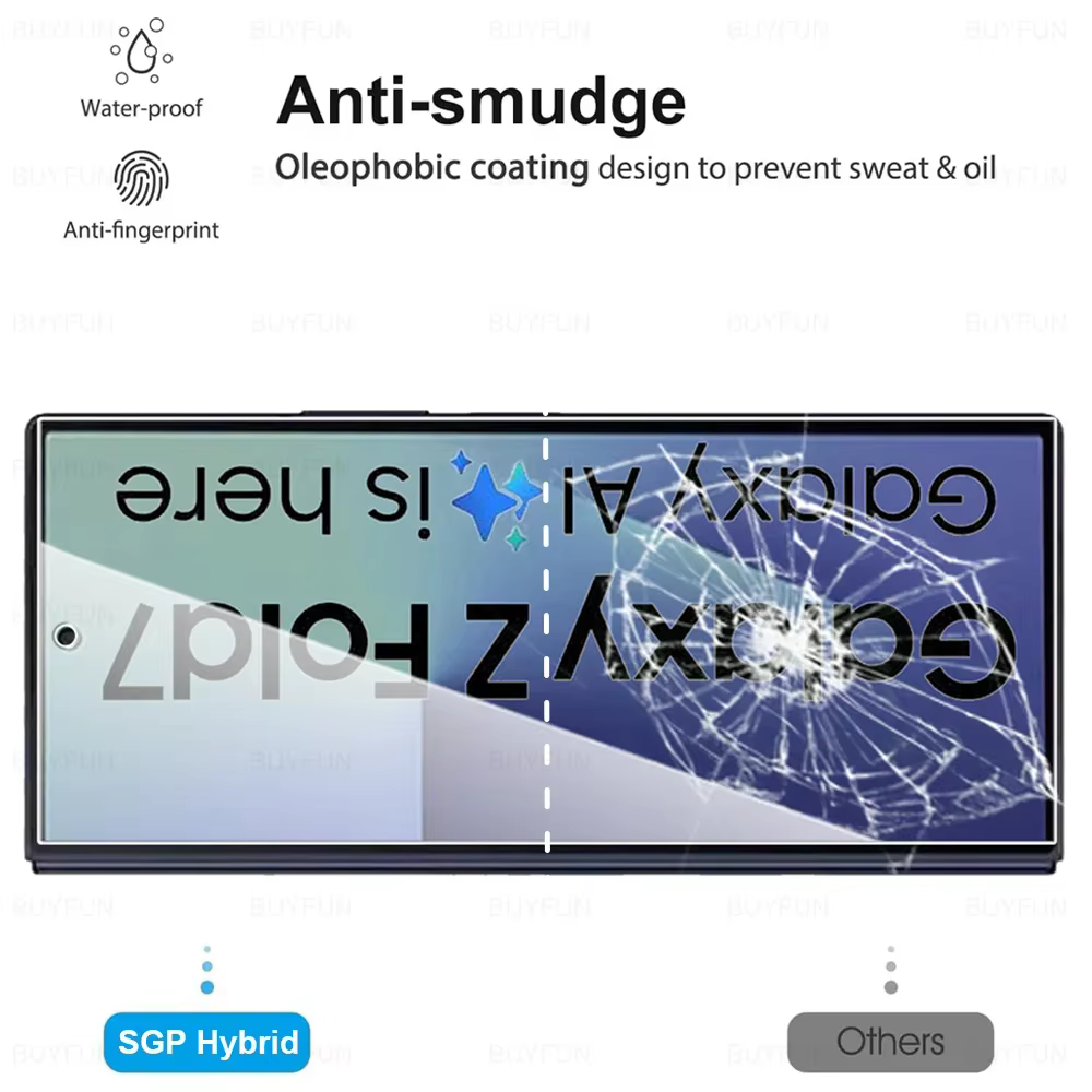 Z Fold7 protecteur de verre pour nouveau Samsung Galaxy Z Fold 7 6 5 4 3 2 9H HD protecteur d'écran en verre trempé 2025 anti-rayures 1-3 pièces