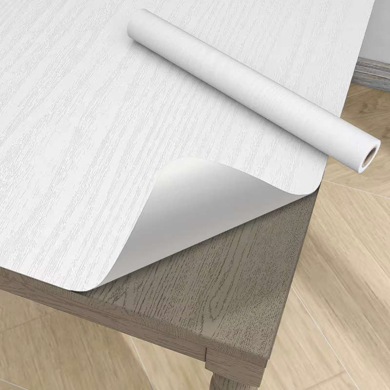 Autocollant de rénovation de meubles blanc pur