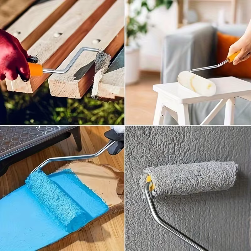 10 ensembles de rouleaux à peinture et 1 manche