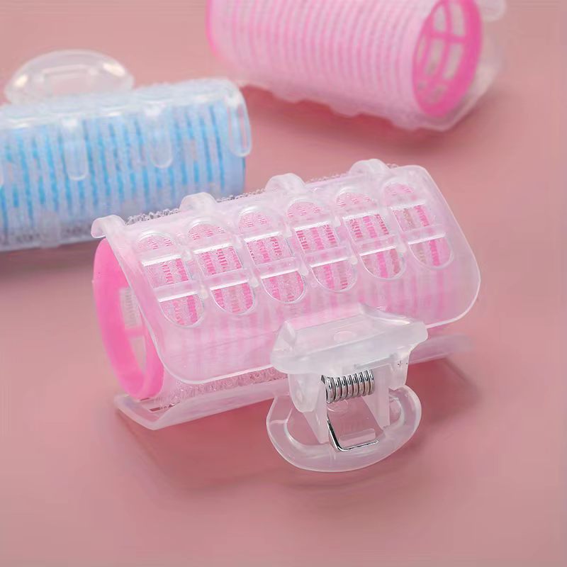 Bigoudis auto-adhésifs en plastique pour franges et boucles, outils de coiffure pour la mise en forme des franges et des boucles