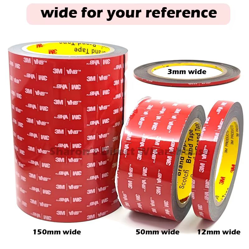 Ruban vhb double face de 3 m