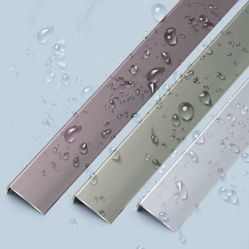 Bandes de protection d'angle de type L en alliage d'aluminium