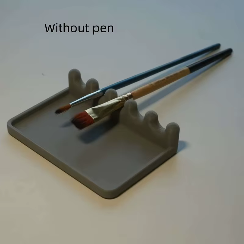 Organisateur de pinceaux portable avec plateau anti-goutte