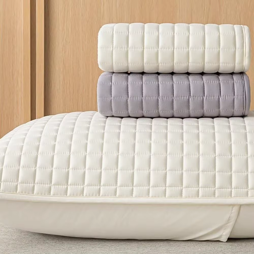Housse de coussin en coton, couche isolante, anti-acariens, protège-housse de coussin, protection contre l'huile capillaire, protection imperméable du cœur du coussin, usage domestique