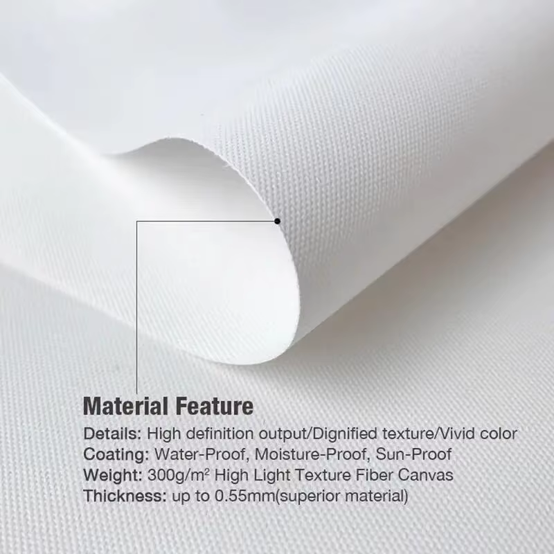 [2D plat] Décoration murale d'art en bois géométrique abstrait moderne – Impression sur toile sans cadre avec des tons