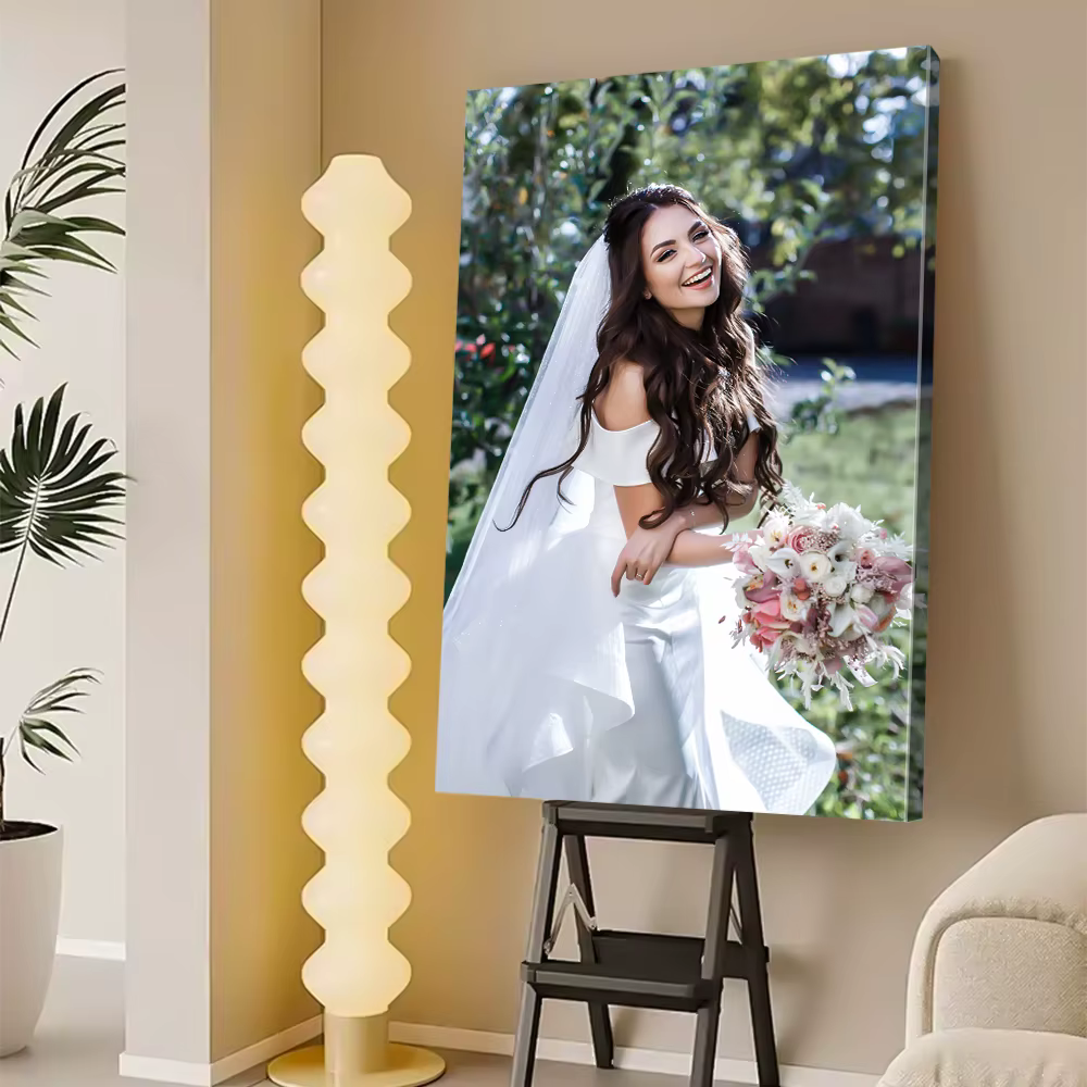 Photo personnalisée en toile de grande taille