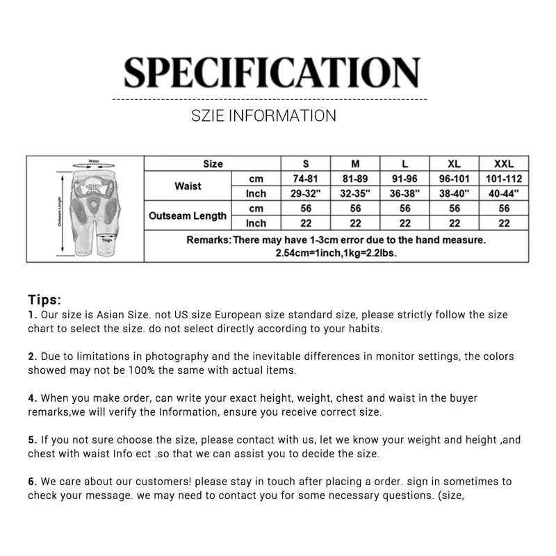 Pantalons et shorts de moto HEROBIKER - Équipement de protection des hanches pour le motocross, équipement de course, anti-impact, tout-terrain, moto de cross, équipement moto