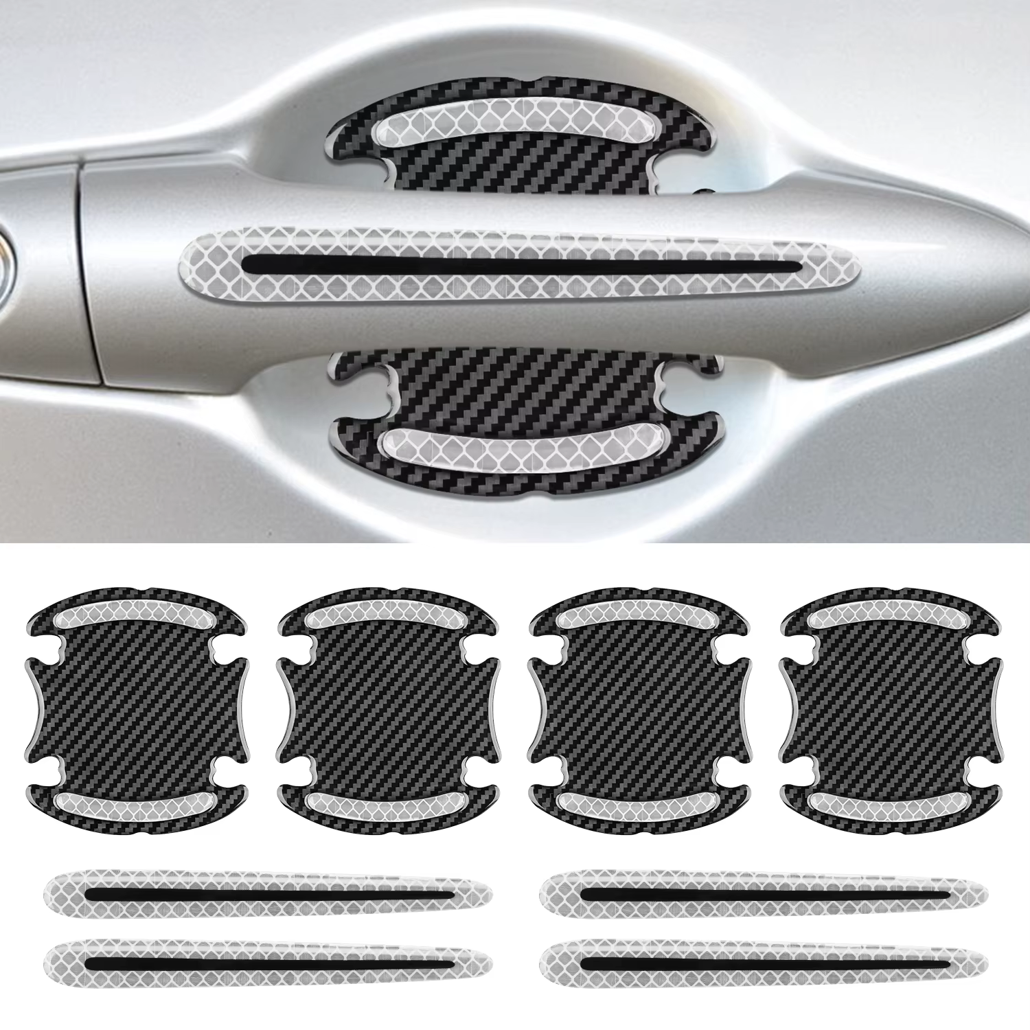 Autocollant de protection anti-rayures pour porte