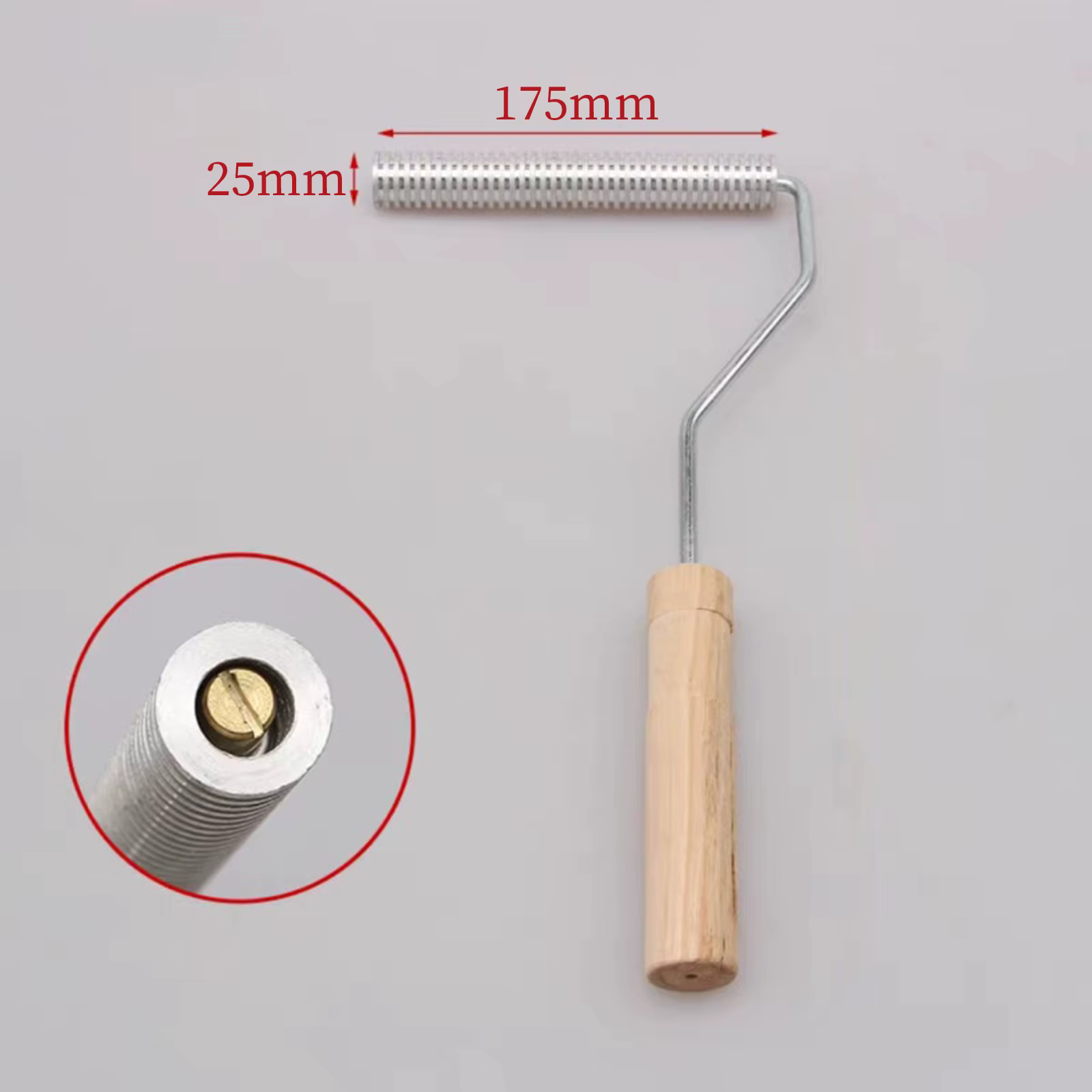 Kit d'outils de rouleau de peinture de stratification d'outil de palette de bulle de fibre de verre 3 pièces Kit