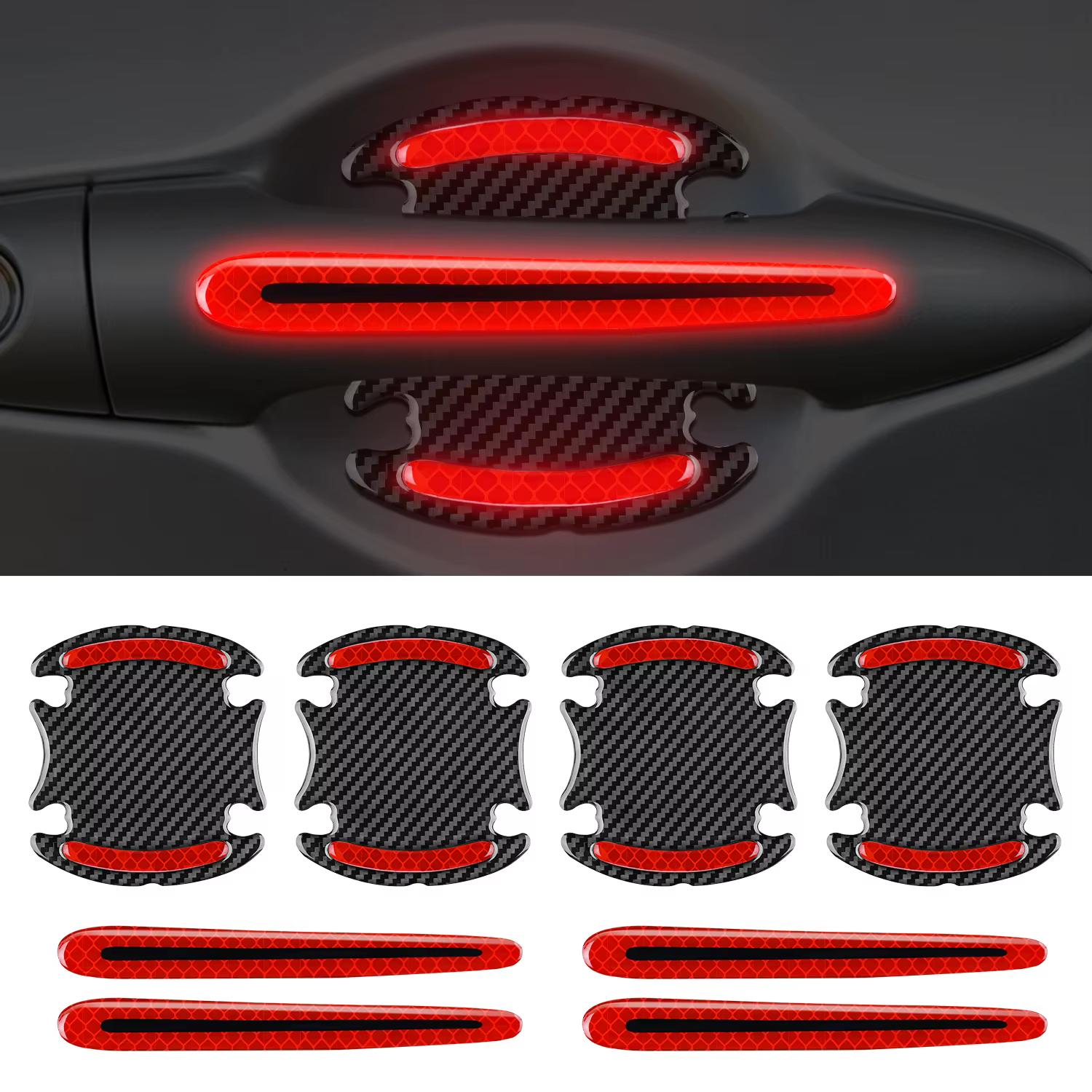 Autocollant de protection anti-rayures pour porte