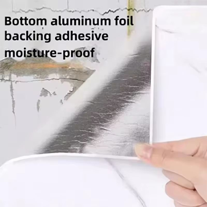 Autocollant mural imperméable et antisalissure