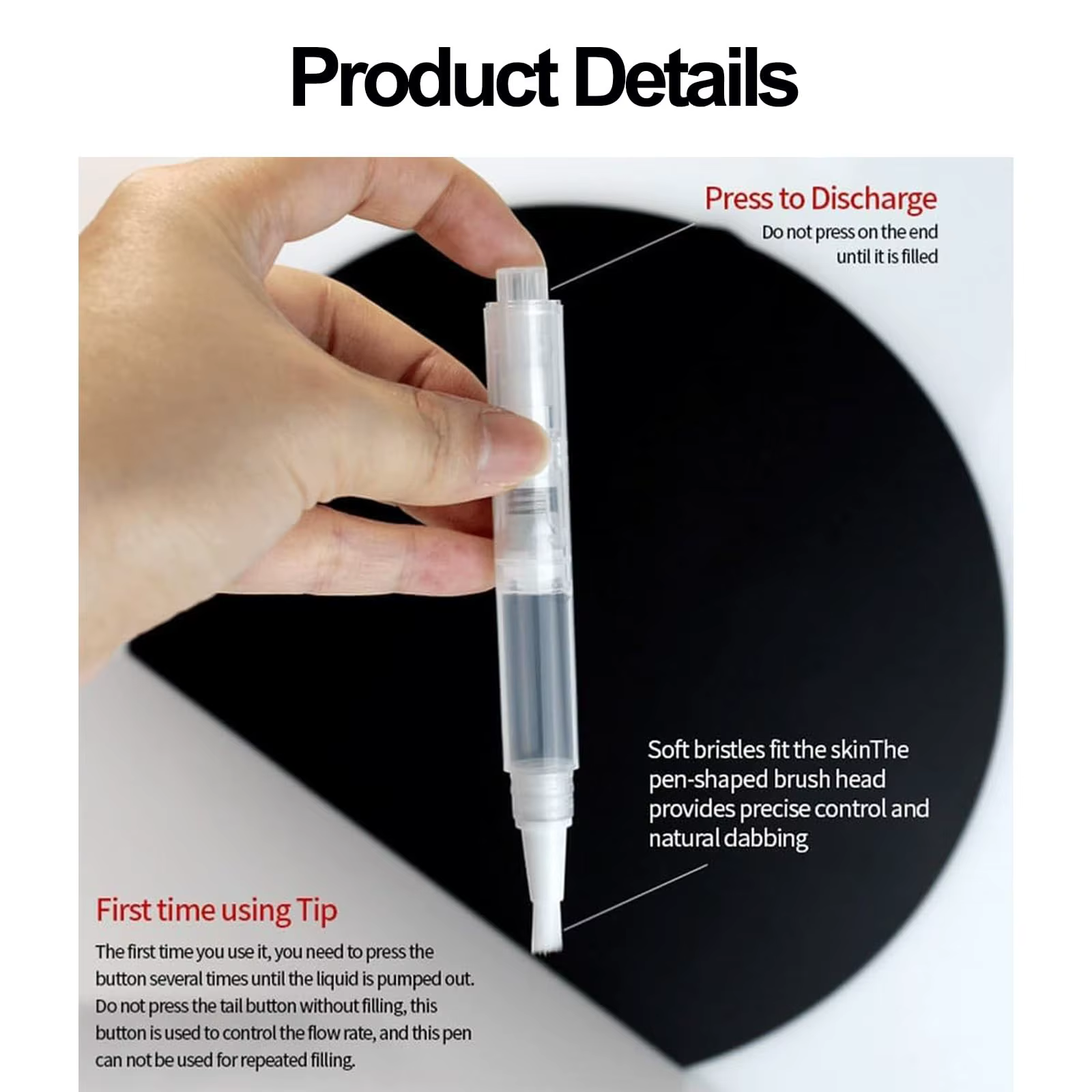 Stylo de peinture de retouche rechargeable