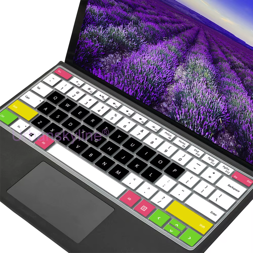 Housse de clavier pour Surface Pro 11 12 13 9 8 7 6 5 4 3 2X7 + Plus 10 pour Microsoft Book GO RT, étui de protection en Silicone