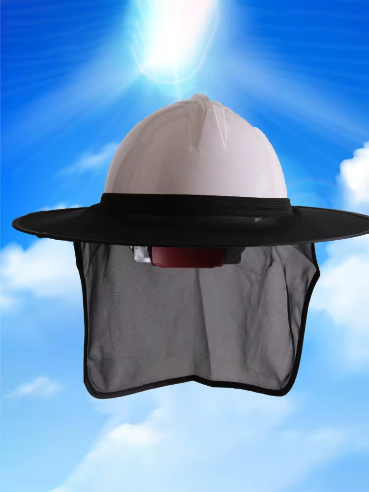 Casque rigide réfléchissant de sécurité pour la Construction, bouclier de cou, pare-soleil, Kit de bandes réfléchissantes, Protection solaire d'été, prévention des coups de soleil