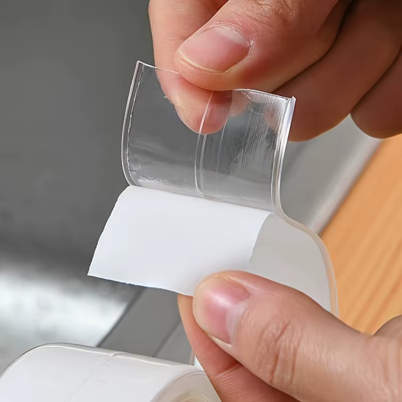Ruban d'étanchéité transparent imperméable de 10 m | Idéal pour les comptoirs de cuisine et de salle de bain