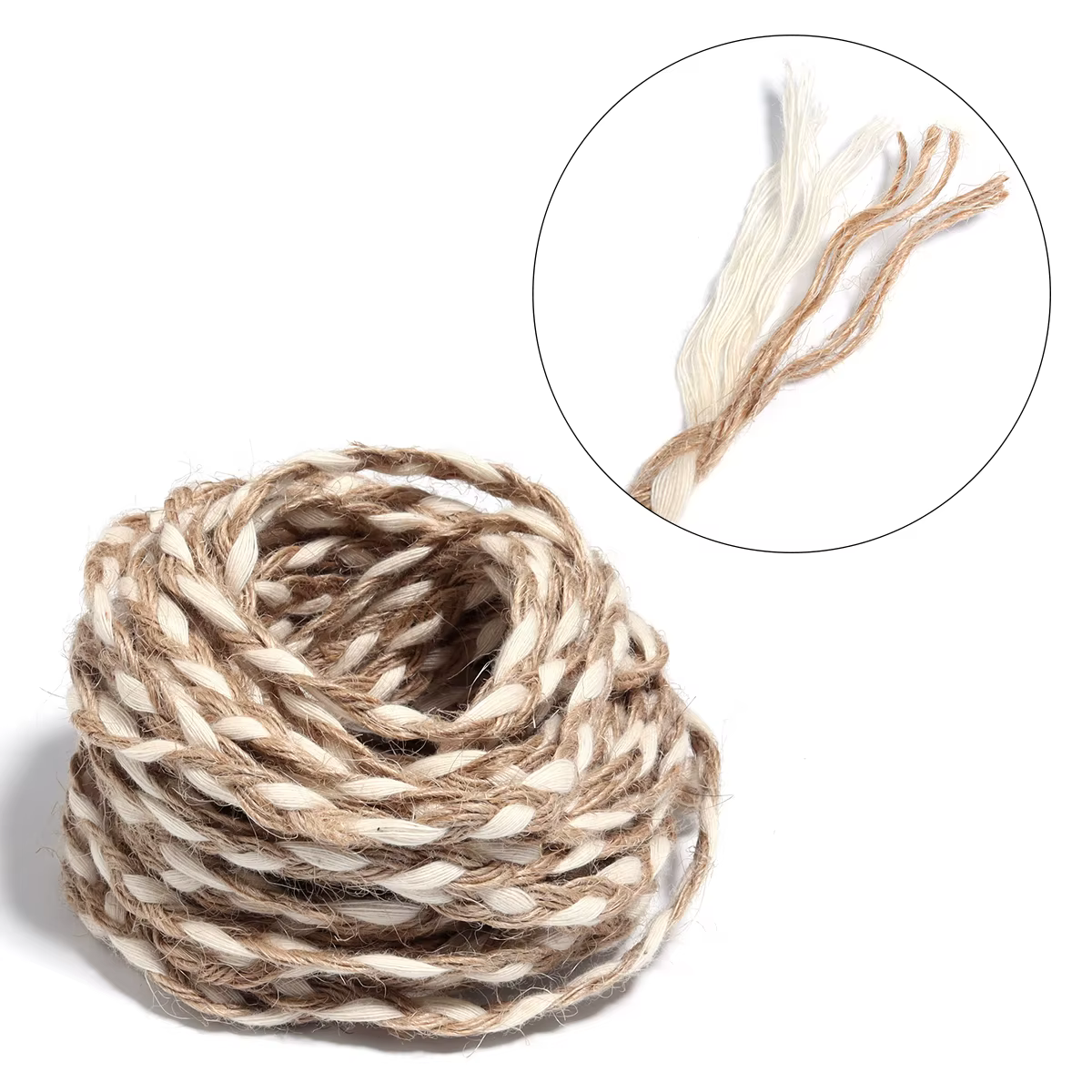 Ruban en tissu de toile de jute de lin