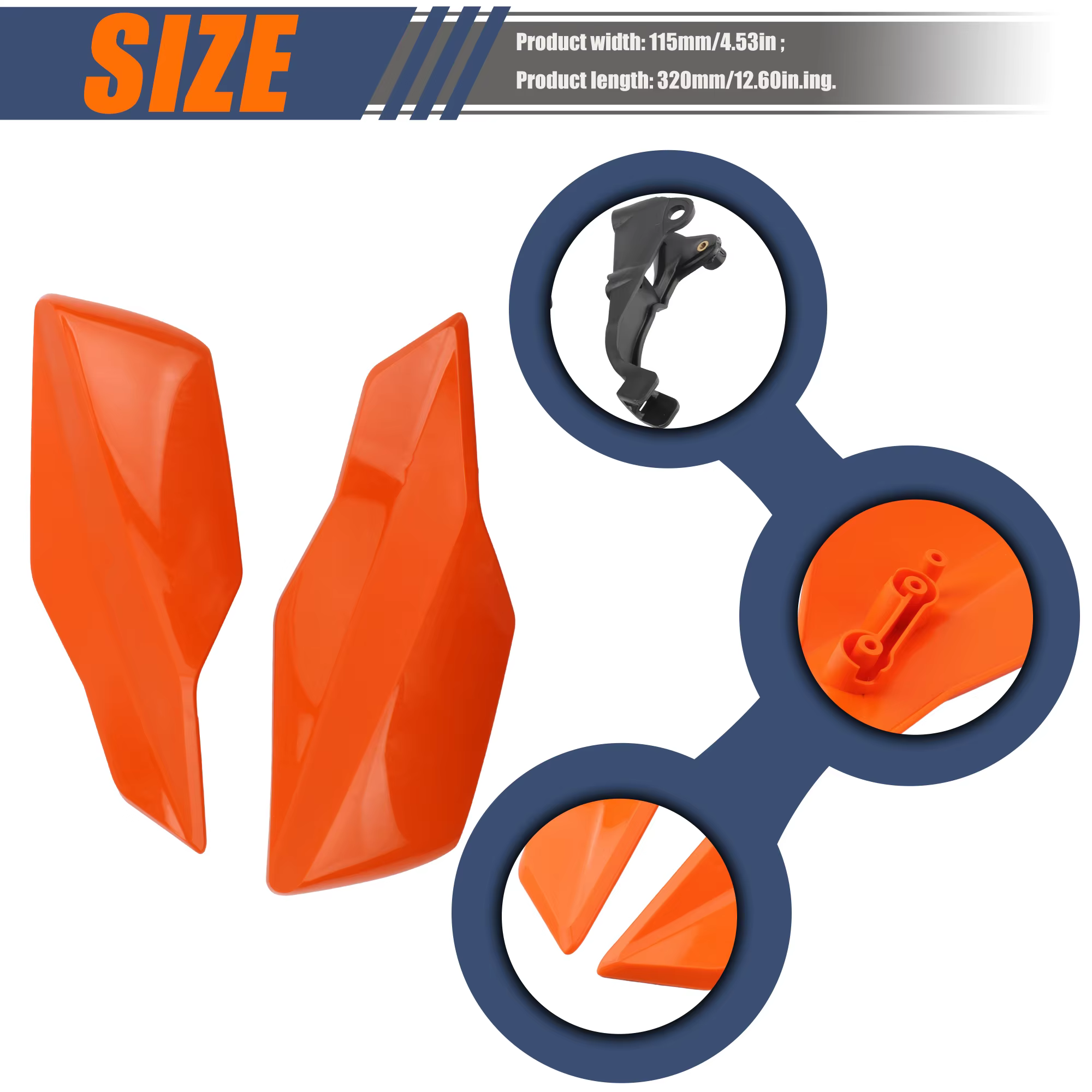Protection des mains pour moto KTM, housse coupe-vent 300 EXC SXF XCF XCW EXCF 125-500 Enduro Dirt Bike, Protection du guidon de Motocross