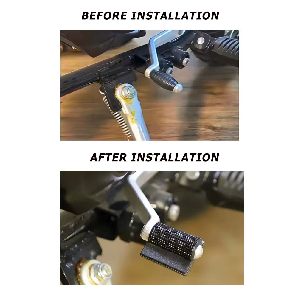 Couvre-levier de changement de vitesse antidérapant pour moto, protection de pédale de changement de vitesse en caoutchouc antidérapant pour la plupart des modèles de moto, accessoires pour moto