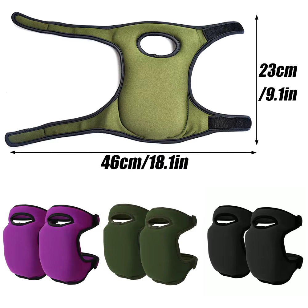 1 paire de genouillères de jardinage antidérapantes, protection des genoux, coussin de protection, genouillère douce pour le jardinage, le travail de nettoyage, le gommage des sols