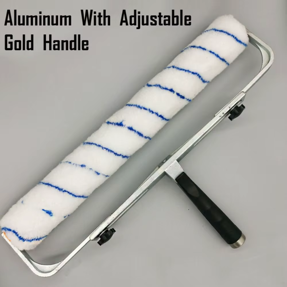 Rouleau à peinture réglable en alliage d'aluminium durable