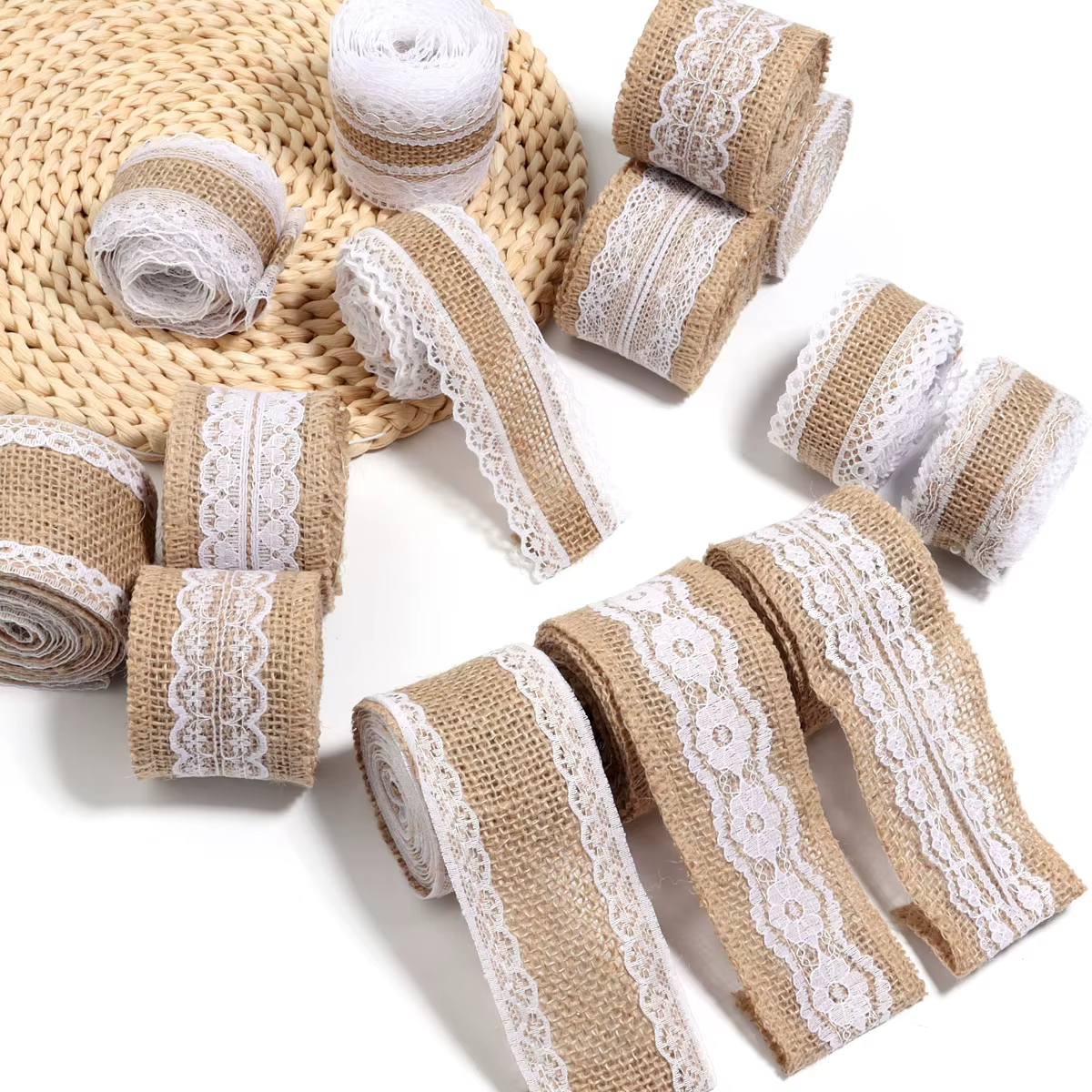 Ruban en Toile de Jute Naturelle