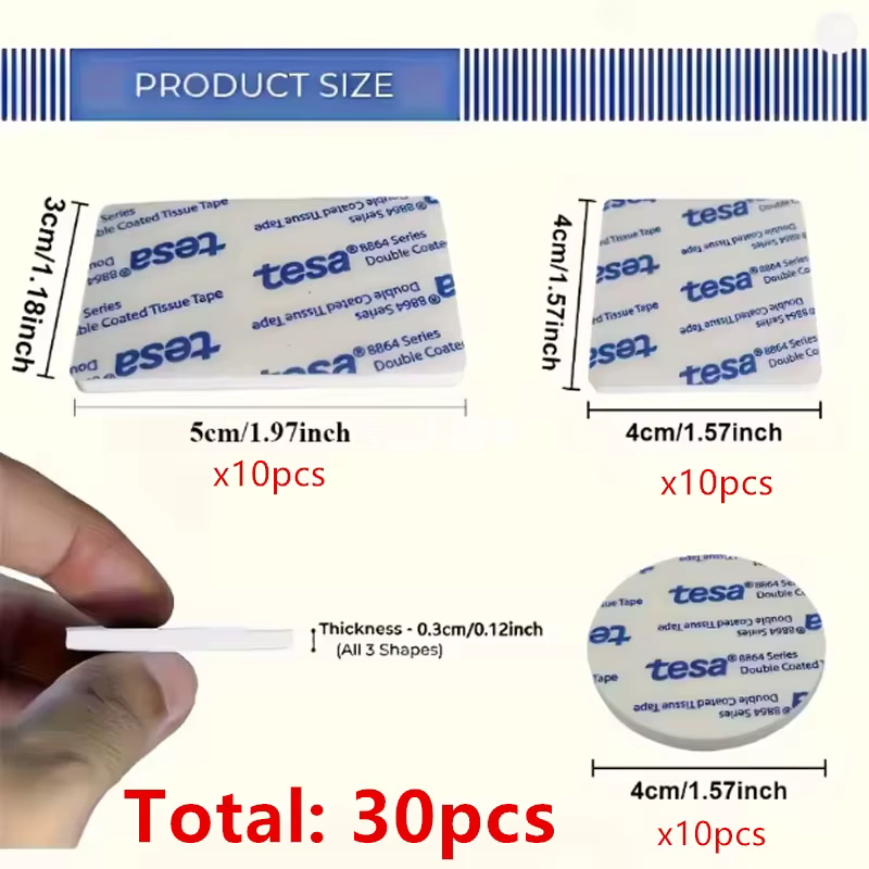 Tesa – tampons adhésifs double face très résistants