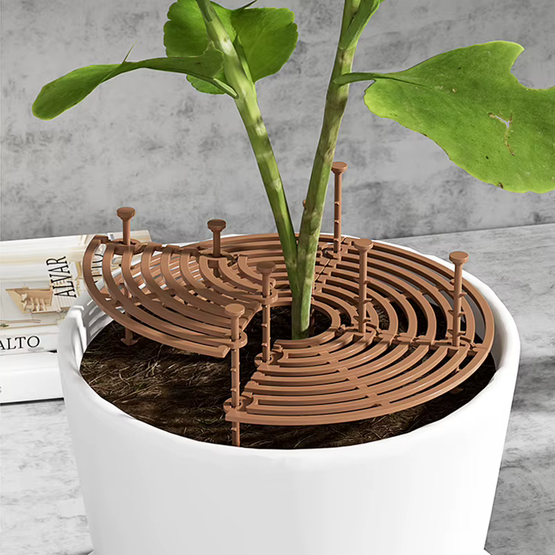 Protecteur de sol pour Pot de plantes, 1 pièce, avec clous, grille de Pot de plantes, couverture de Pot de fleur, souris de sécurité pour bébé, protection des plantes de jardin et de maison