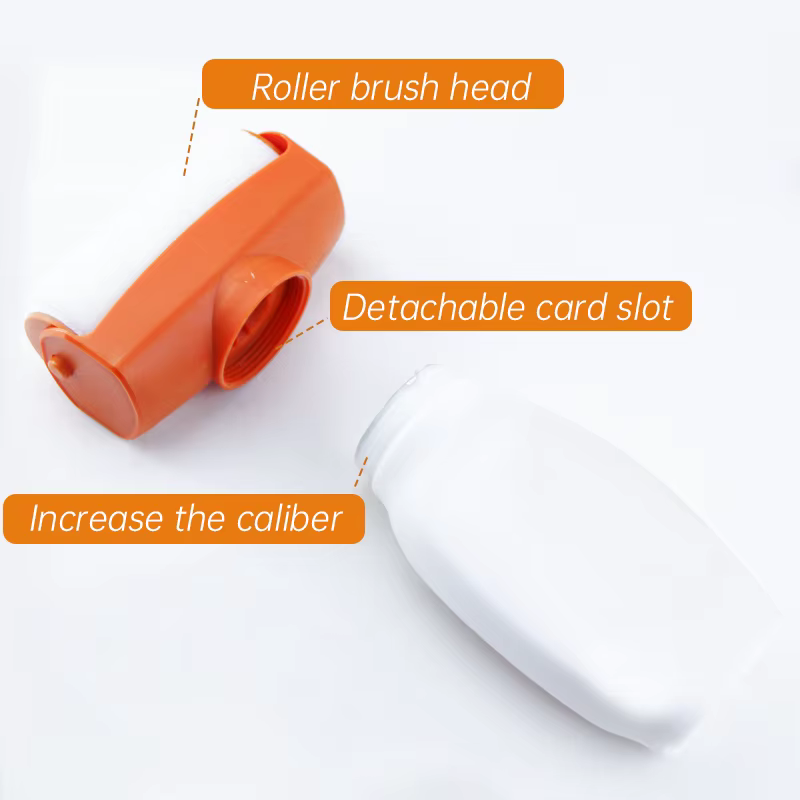 Mini bouteille à roulettes de 100/300/500ml, pour petits travaux de réparation, matériau PP, outil d'amélioration de l'habitat Portable anti-fuite, conteneur uniquement,