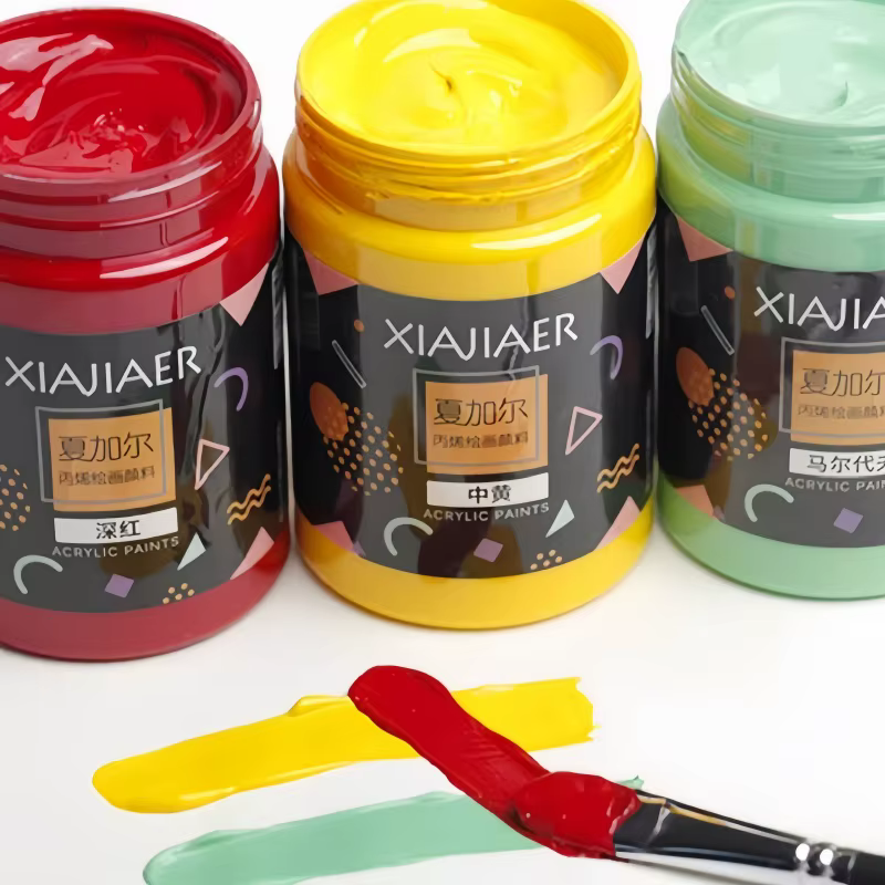 26 couleurs/300 mlxiajiaer grande bouteille peinture acrylique art production