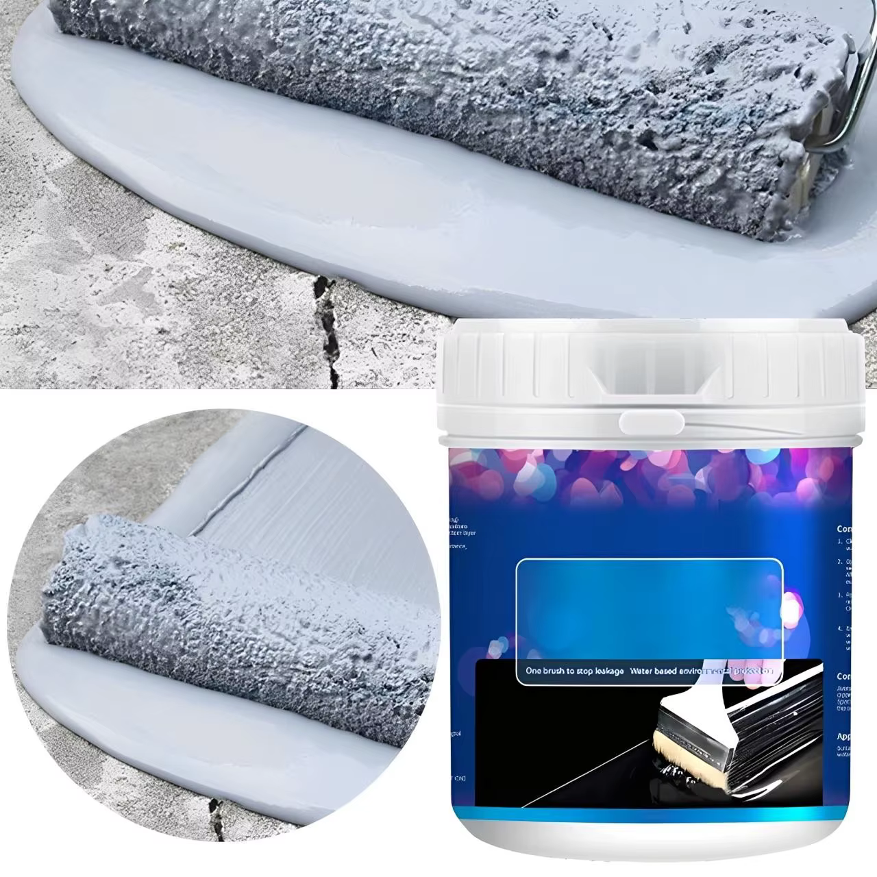 Revêtement Polyuréthane Imperméable Multi-Usages pour la Réparation des Fuites de Toiture