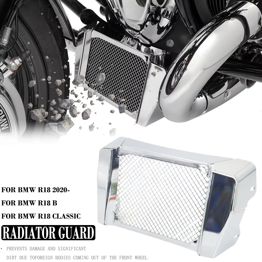 Couvercle de Protection de calandre de radiateur pour moto R 18 2020 2021, Protection de refroidisseur d'huile pour BMW R18 B / Classic / Transcontinental