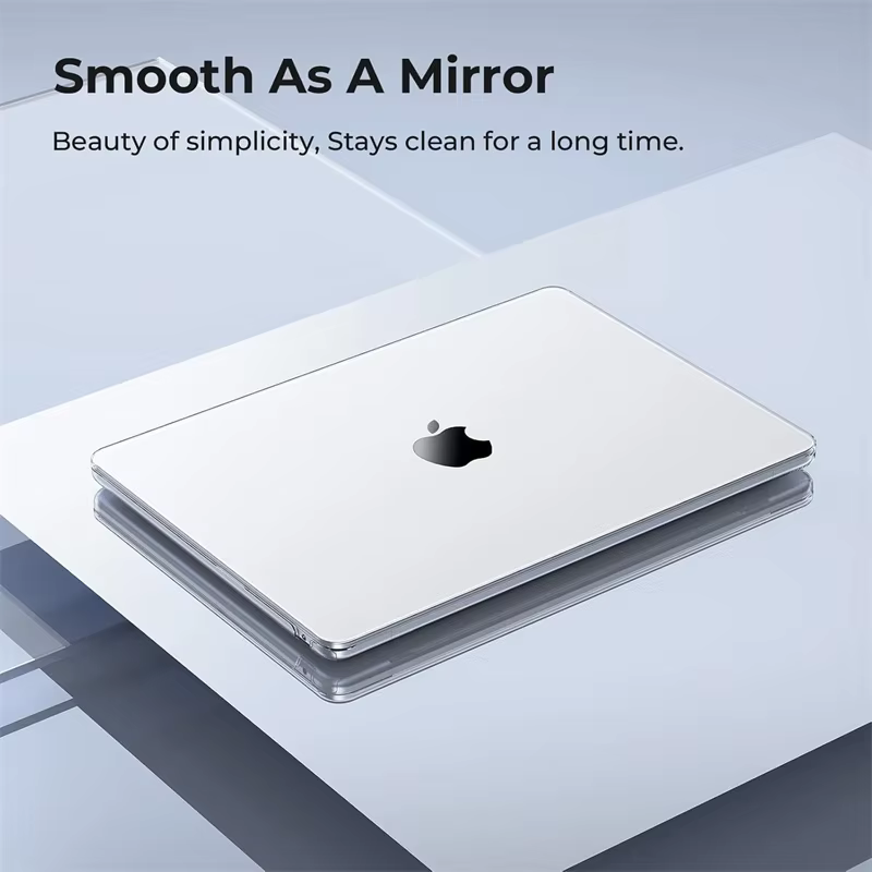 Étui transparent pour ordinateur portable Macbook Air 13.6 M4 15 M3, coque rigide pour Mac Book Neo 2026 Pro 13 M1 M2 14 16, accessoires