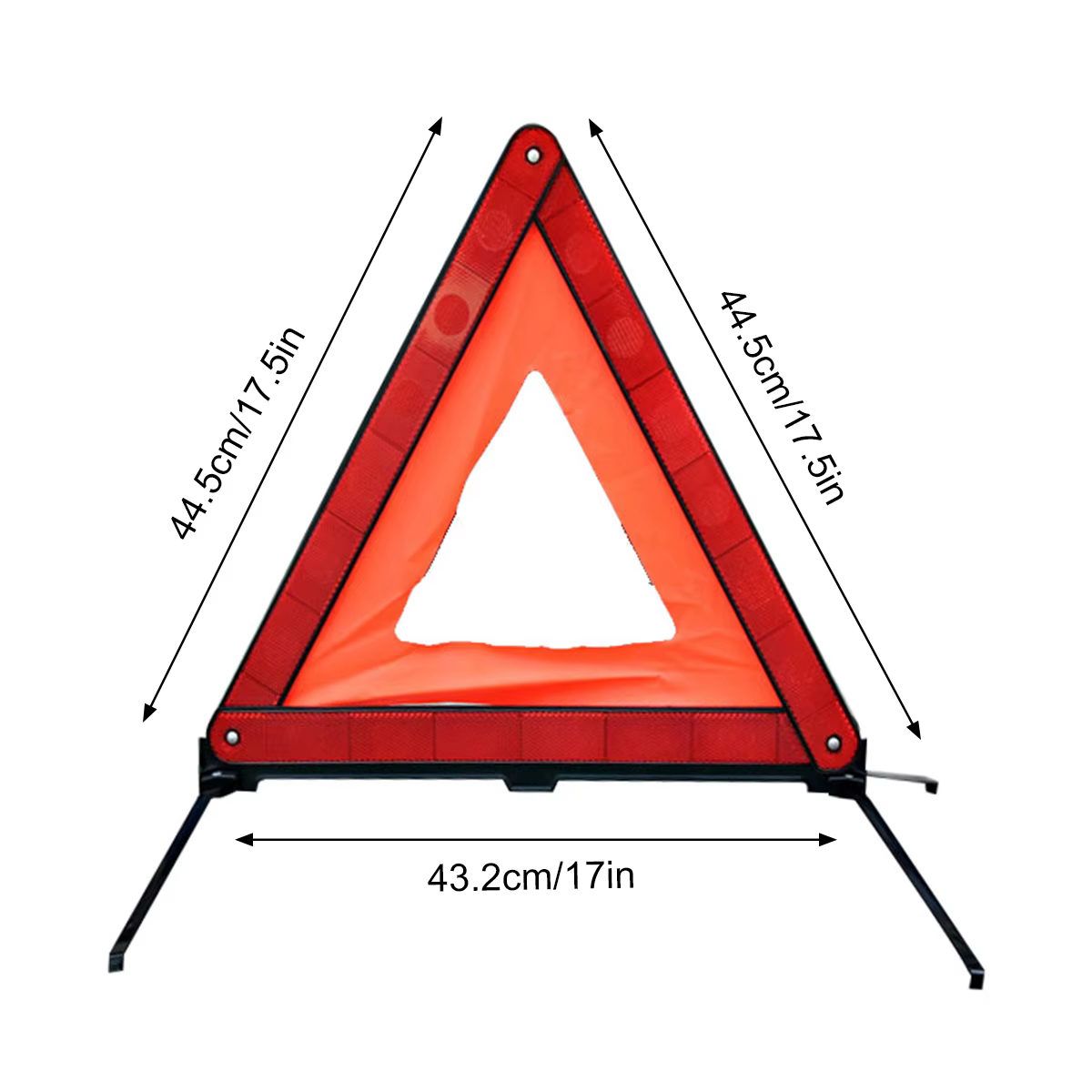 Triangle de coulée d'iode pliable pour les urgences de sécurité, véhicule de route, voiture