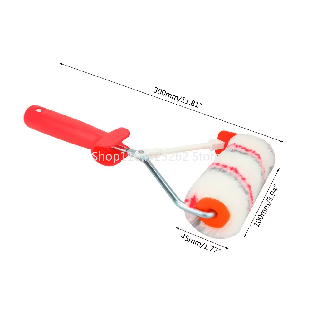 Brosse à rouleau de peinture polyvalente de 4 pouces