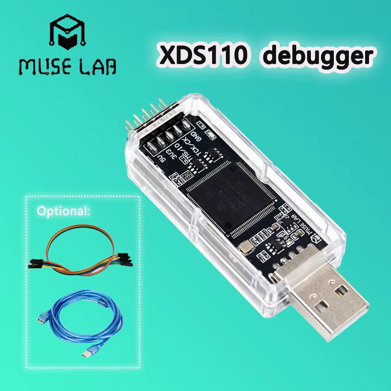 XDS110 Downloader Debugger Simulator TI DSP/MCU C2000 Protection contre les surintensités électrostatiques Plug and Play, aucun pilote requis
