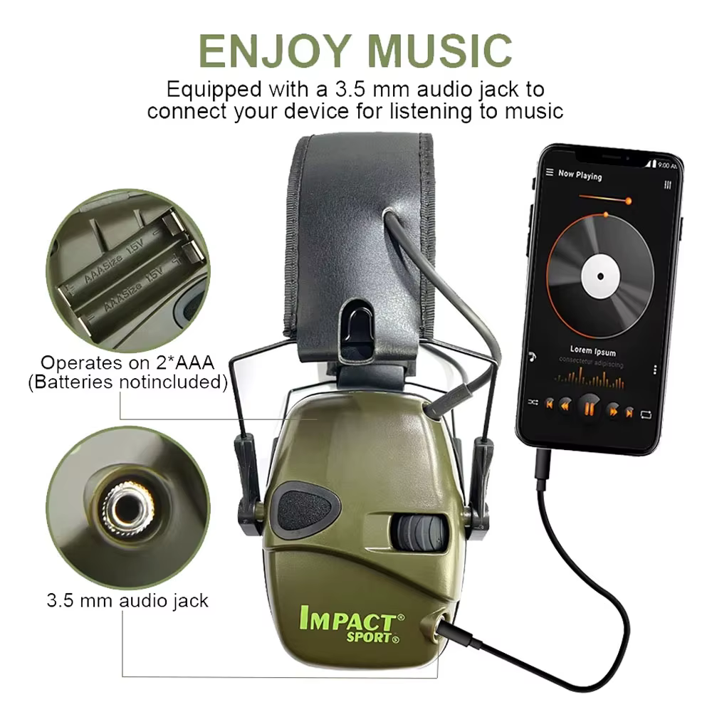 Nouveau casque de tir électronique casque pour la Protection auditive oreille protéger réduction du bruit chasse Active tactique casque antibruit