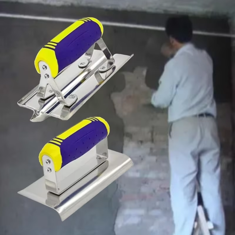 2 pièces Truelle de plâtrage en acier inoxydable